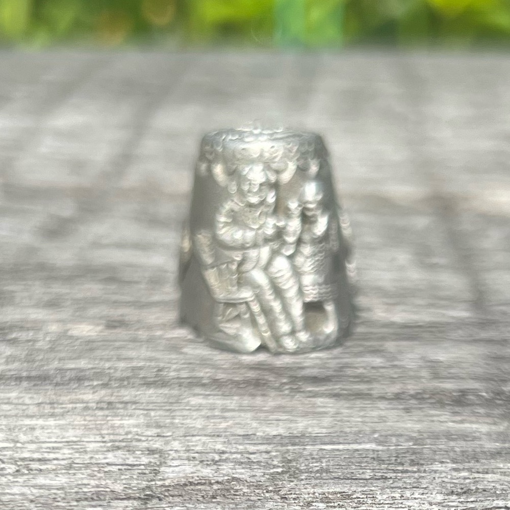 Norman Rockwell Silver Figurine